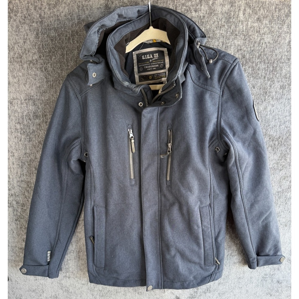 G.I.G.A. DX by Killtec Men's Sz Small Anchorage Wilderness Hooded Jacket Blue